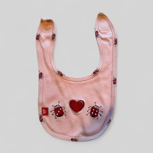 Lot of 3 Magnetic Me Baby Girl Bibs 12-16 lb - Picture 6 of 8